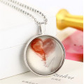 Heart NEcklace In Alloy Jewelry Chain Necklace In Sterling Silver Charm Pendant Necklace